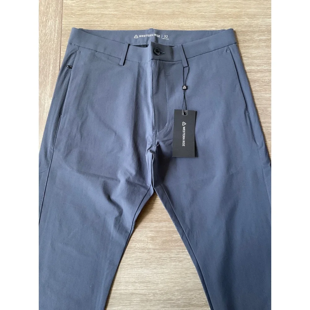 Western Rise Evolution Chino Blue Grey Size 32 New With Tags